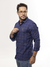 Camisa Linho Xadrez Firenze Azul - loja online