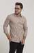 Camisa Xadrez Linho Marrom