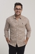 Camisa Xadrez Linho Marrom na internet