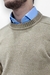 Sweater cuello redondo con codera - Byron