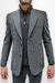 Saco cuadritos gris - Byron