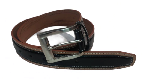Cinturón de cuero combinado