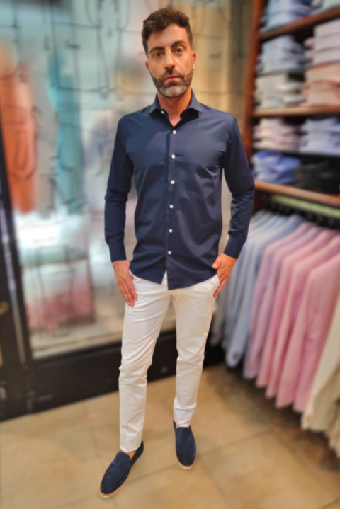 Camisa puro algodón Pima - comprar online