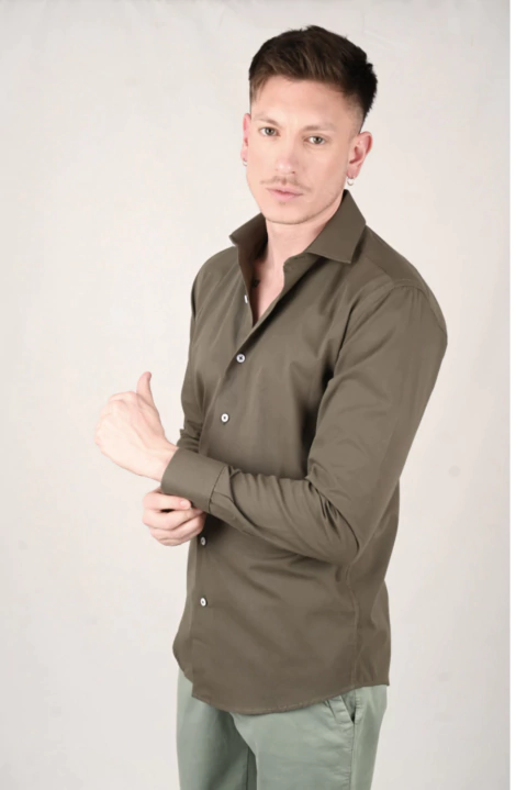 Camisa puro algodón Pima - comprar online