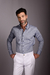 Camisa lino y algodón. en internet