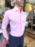 Camisa puro algodón italiano - Fill a fill rosa - comprar online