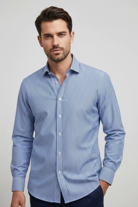Camisa puro algodón Pima - comprar online
