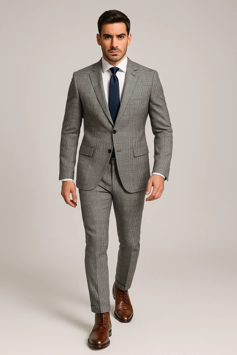 Ambo Príncipe de Gales gris - comprar online