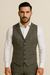 Chaleco Gris oscuro ventana celeste - comprar online