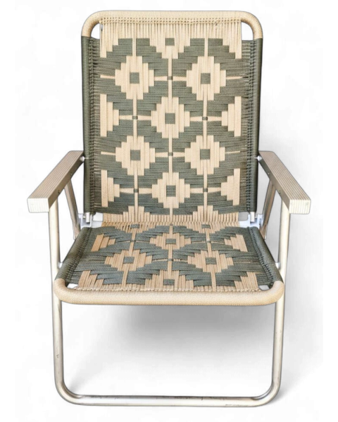 Cadeira Bacutias Versátil Conforto – Trama Olurê Cores: jade e marfim - comprar online