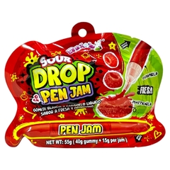 Sour Drop Pen Jam Frutilla