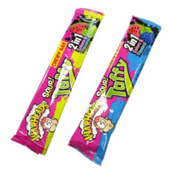 Warheads Sour Taffy Chewy Bar 2in1