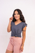 BLUSA LARISSA DECOTE V MANGA DUPLA - comprar online
