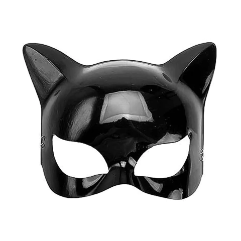 Máscara Gato Preto Adulto c/12 unidades - Cleveland Party