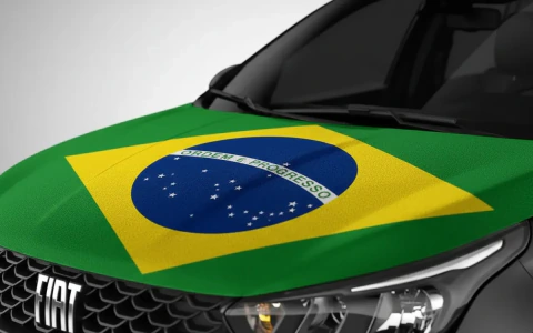 Bandeira Do Brasil Capo De Carro 180x80