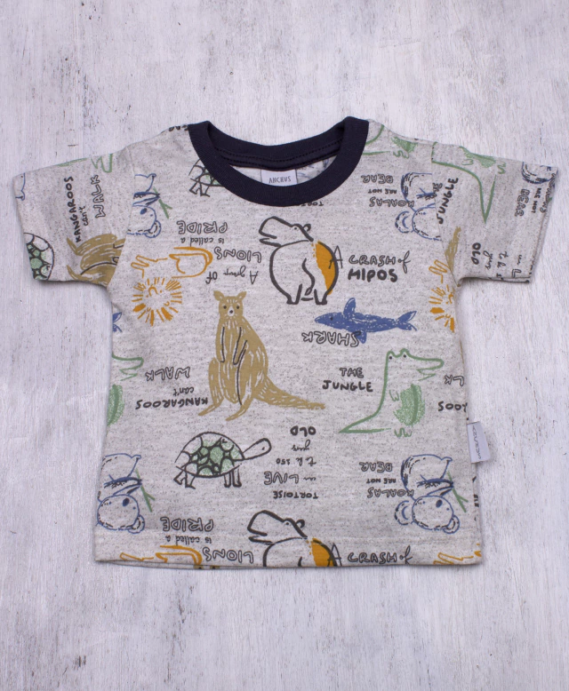 REMERA BEBE SAFARI FUN