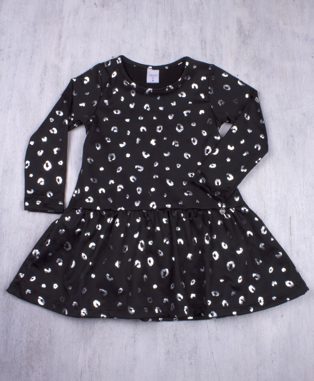 VESTIDO ABRIGADO FALDON FOIL
