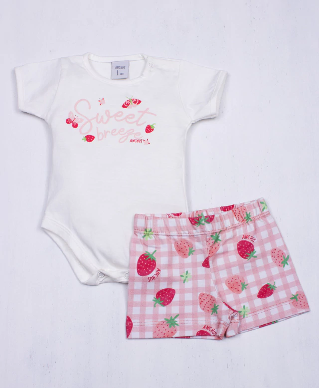 CONJUNTO BODY SWEET BREEZE FRUTILLAS — imagen 3