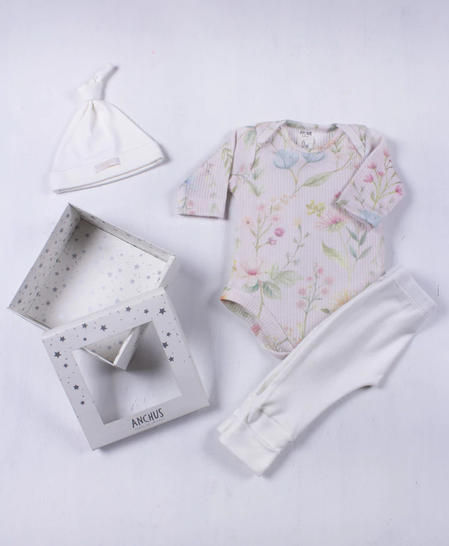 CONJUNTO BODY ACANALADO AMAPOLAS