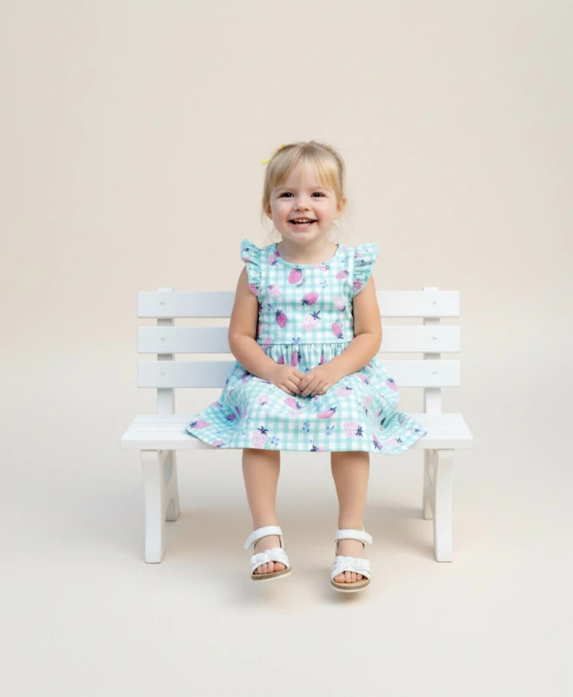 VESTIDO FRUTILLAS CUADRILLE