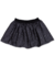 POLLERA FIESTA GRIS MELANGE