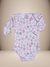 BODY AMERICANO CON VOLADO FLORES ROSA - comprar online