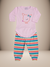 CONJUNTO BODY BABUCHA RAYADO BAMBI MOÑO - comprar online