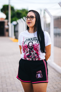 SHORTS ESKRÖTA (PRETO E ROSA) - comprar online