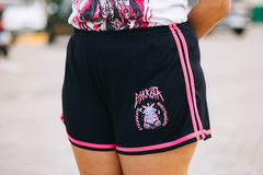 SHORTS ESKRÖTA (PRETO E ROSA)