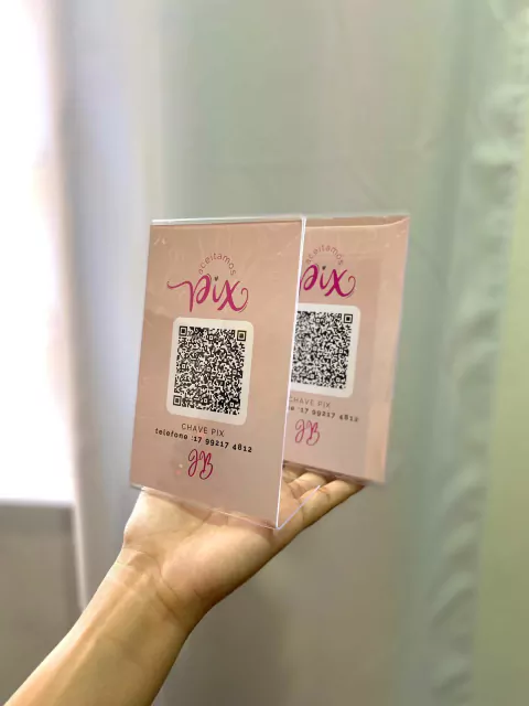 PLACA PIX BEGE/PINK