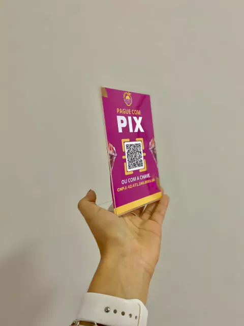 Placa PIX Açaí