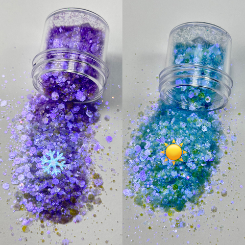 #85 Glitter importado termico glosy