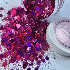 #11 Glitter mix fuccia holo