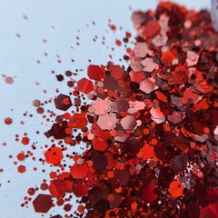 #3 Glitter mix rojo holo - comprar online