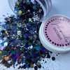 #9 Glitter mix negro holo