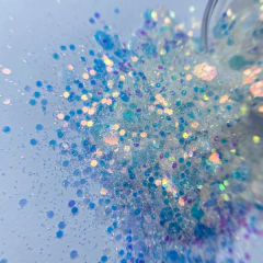 #8 Glitter mix aurora celeste - comprar online