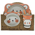 SET INFANTIL DE FIBRA DE BAMBÚ (BANDEJA + PLATO + VASO Y CUBIERTOS) - comprar online