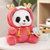 PELUCHE PANDA ROSA DISFRAZADA - 27 CM.