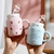 TAZA DE CERÁMICA CON TAPA DE SILICONA + SORBETE DE VIDRIO MAKE TODAY COUNT - 450 ML. - comprar online