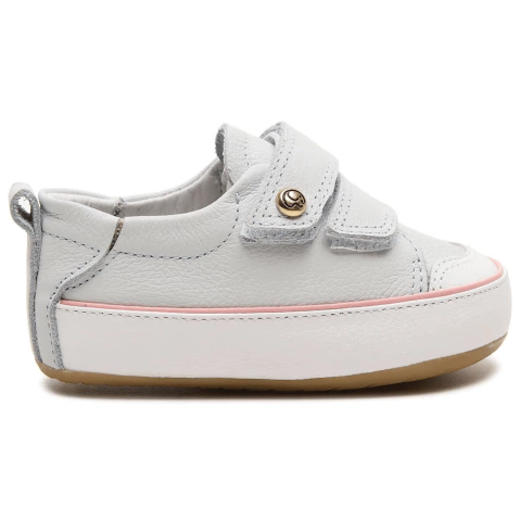 TÊNIS BEBÊ UNISSEX COURO AZUL CLARO - GAMBO