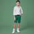 BERMUDA INFANTIL MASCULINA EM SARJA - OLIVER