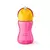 COPO COM CANUDO CURVADO 300ML ROSA E AMARELO - AVENT