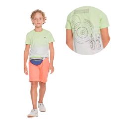 CAMISETA ESTAMPA ADVENTURE SUMMER E TINGIMENTO - OLIVER - comprar online