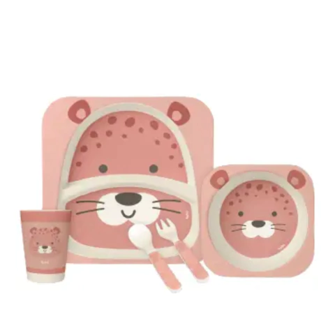 KIT REFEIÇÃO BAMBU ONCINHA - BUBA