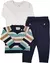 CONJUNTO BEBÊ MENINO BODY COM SWEATER LISTRADO - NORUEGA BABY na internet