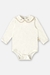 BODY BEBÊ MANGA LONGA COMFY UNISSEX OFF WHITE - UP BABY - comprar online