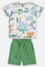 CONJUNTO INFANTIL MENINO BERMUDA EM MOLETOM - UP BABY - comprar online