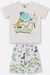 PIJAMA INFANTIL MENINO CAMISETA E BERMUDA - UP BABY - Vida Sapeca