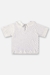 BLUSA INFANTIL MANGA CURTA EM RIBANA CANELADA - UP BABY na internet