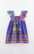 VESTIDO LENÇO FRUTARIA AZUL - FÁBULA - Vida Sapeca